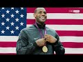 LeBron James: Steph and KD celebrate Team USA flag bearer