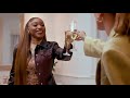 Normani & Hailey Bieber eat crab legs & play a game of Champagne Pong | WHO'S IN MY BATHROOM?