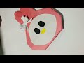 HOW to make origami Melody/Sanrio || Como hacer a Melody || Sanrio fácil en casa #マイメロディ