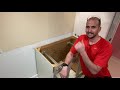 How To Remove A Bathroom Vanity and Vanity Top