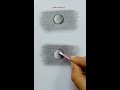 How to draw 3D water drop / easy 3D water drop pencil sketch #shorts
