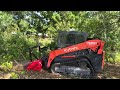 Forestry mulching with Fecon RK6015 and Kubota 65-2