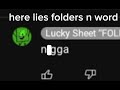 here lies folders n word