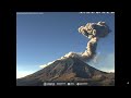 September 5, 2023, ~ Eruptions ~ Popocatepetl Volcano, Mexico ~ 07:58 & 08:59 MDT