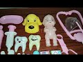 12 Minutes Satisfying with Unboxing pink Dentist || Doctor playset