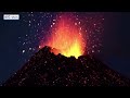 Italy's Mount Etna volcano roars back into action with spectacular cascades of lava