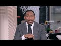 Stephen A. ignores Skip Bayless when he doesn't believe that Kobe thinks the Lakers are a title team