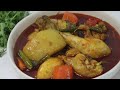 মুরগির মাংসের পাতলা ঝোল সবজি ও কম মশলা দিয়ে|Sabji Chicken|Sabji die Murgir mangsher jhol Healthy rec