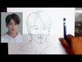 BTS Jungkook Drawing // BTS Drawing // BTS Army