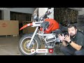 HEED Crash Bars & transmission reinforcement - BMW R1100GS Build