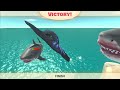 Aquatics Battle - The Bloop VS 2 Headed Shark VS Biollante Team - Animal Revolt Battle Simulator