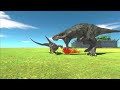 (JWD) Dimetrodon VS ALL DINOSAURS - Animal Revolt Battle Simulator New