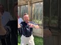 Tom Felton at the Professor Sprout’s Greenhouse at Harry Potter studios