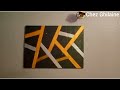 EASY ABSTRACT PAINTING DIY || BEGINNER FRIENDLY DIY || Chez Ghilaine