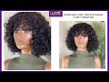 How to Wash & Define Curly Wig丨Straight Out of Box丨LUVME HAIR