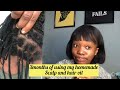 HOW I GREW MY HAIR WITH MINI BRAIDS,STEPS I USED TO RETAIN LENGTH NATURAL HAIR 2024