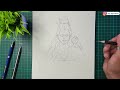 How To Draw Lord Shiva | Easy Drawing Of Mahadev Step By Step Tutorial @AjArts03