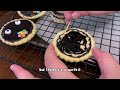 How To Make Soot Spirit Shortbread Cookies (from Spirited Away) | Anime Food IRL