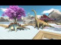 Escape from Spinosaurus Demon - Animal Revolt Battle Simulator