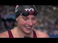 Katie Ledecky STILL runs the 800m freestyle after fourth consecutive Olympic gold | Paris Olympics