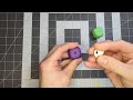 Making Dice from Play-Doh