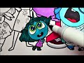Inside Out 2 Coloring Pages | Joy Sadness Anger Fear Disgust Anxiety Envy Embarrassment Ennui