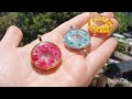 Epoxy resin tutorial / The idea of ​​making a resin necklace /