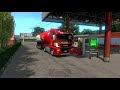 ETS2 Indonesia - Nganterin Premium Pertamina ke SPBU di daerah Sukabumi