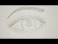 How to draw an eye with teardrop#sketch #preetharshart