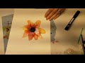 #38 Tutorial on how to blow multi colored flower petals with alcohol ink