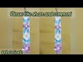 Easy and Simple Making of Bookmarks - with flowers - Beautiful Bookmark making