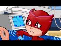 Luna & Owlette Are Caught in The Catboy Love Story - Catboy's Life Story - PJ MASKS 2D Animation