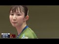 【女子準々決勝】長﨑美柚 vs 早田ひな｜卓球 第4回パリ五輪日本代表選考会