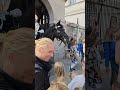 CLASSIC: US TOURIST HAS A SUPER AWKWARD ENCOUNTER WITH THE KING'S GUARD at Horse Guards!