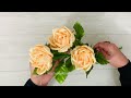 DIY Satin Ribbon Rose flowers | How to make ribbon rose | Ribbon decoration ideas| long ribbon