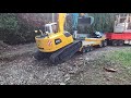 Excavator hammer demolition - RC Kobelco SK270SR and Liebherr R920