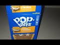 trying Pop tart S'mores for the first time (is it good)