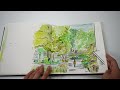 An 100 day sketchbook tour