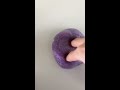 Random slime vid #3 Glittery purple clear slime :P