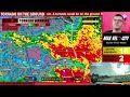 🔴BREAKING Tornado Warning Coverage - Tornadoes, Huge Hail - With Live Storm Chasers