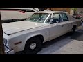1977 Plymouth Gran Fury, police car 440ci. barn find