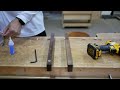 SQUARERULE FURNITURE - Making a Walnut Drawing Table