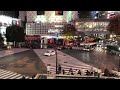 shibuya timelapse video at night