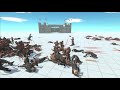 3 Human Army Teams Chaos Fight Animal Revolt Battle Simulator