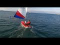 THE GYBE - GOPRO - Learn to Sail - TOPPER - Dinghy Sailing Techniques - RAW footage