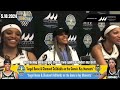 Angel Reese & Diamond DeShields Post Game | Coach Weatherspoon & Reese First Win