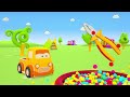 Car cartoon full episodes & Street vehicles cartoons for kids - Cars and trucks at the carwash