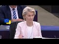 Valérie Hayer criticizes EU President Ursula von der Leyen! Șoșoacă kicked out of the EP plenary!