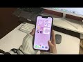 iphone 13 (midnight) aesthetic unboxing + setup  ♡