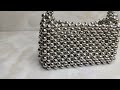 HOW TO MAKE A BEADED BAG/ HOW TO MAKE PEARL A BEADED BAG/ MAKE PEARL BEADED BAG #diy #handmade#short